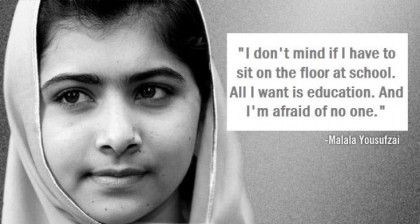 Nobel Peace Prize Laureate, Malala Yousafzai on Girl Child Education