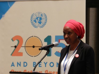 Hadiza Bala Usman at  UN Convention on Justice, Peace, and Integrity of Creation (JPIC)